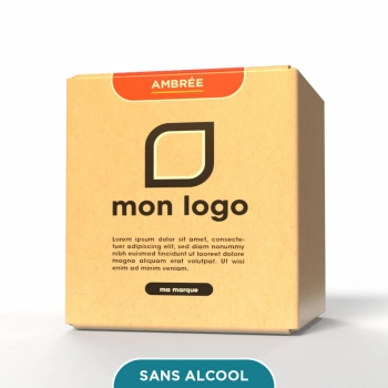 Kit de Bière Ambrée sans alcool complet pour brassage 5 litres