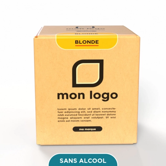 Kit de Bière Blonde sans alcool complet pour brassage 5 litres