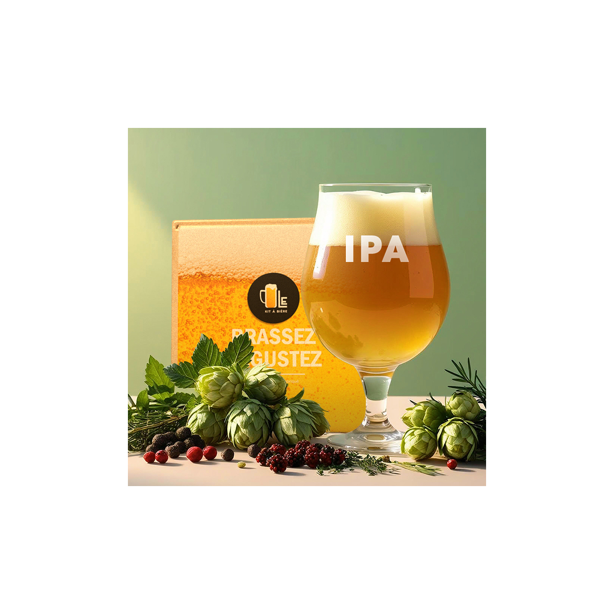 Kit de Bière IPA complet pour brassage 5 litres