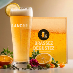 Kit de Bière Blanche complet pour brassage 5 litres