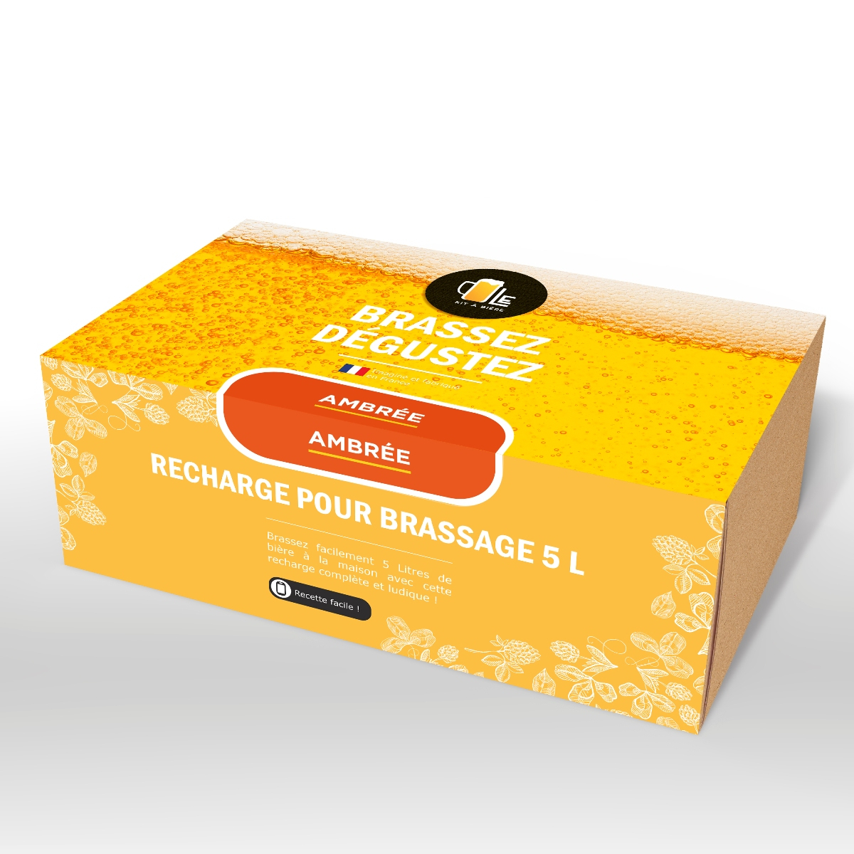 Recharge de Bière Ambrée pour brassage 5 litres